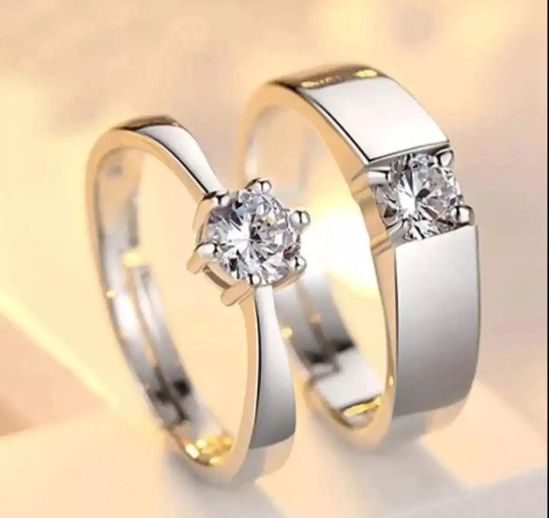 Elegant Couple Rings - Set of 2