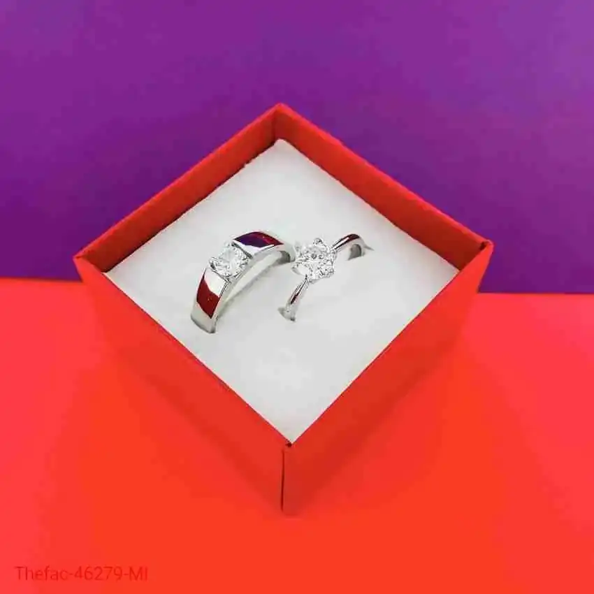 Elegant Couple Rings - Set of 2 - Image 2