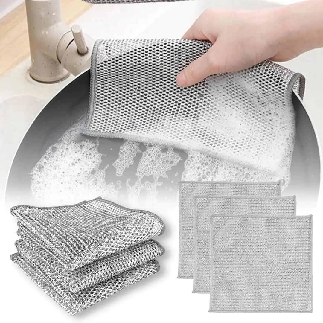 Multipurpose Dishwashing Wire Cloth | 5 Pieces - Image 2