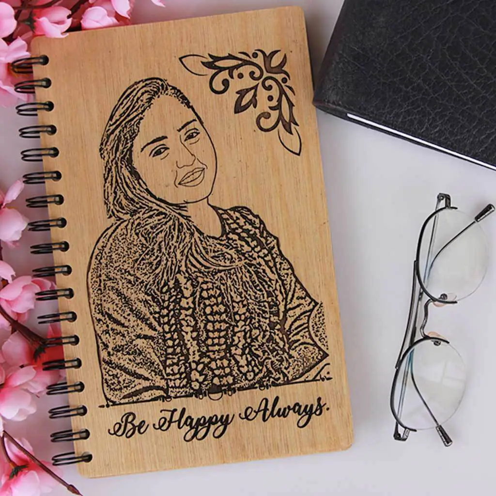 Customized Wooden Diary - Image 4