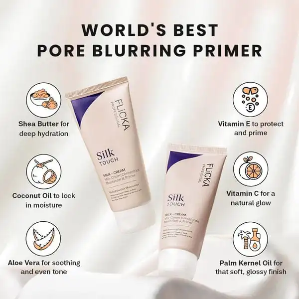 flicka silk touch 3 in 1 moisturizer, primer & sunscreen for face flicka silk touch 3 in 1 moisturizer, primer & sunscreen for face
