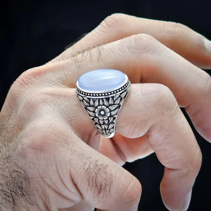 colour changing stone royal turkish ring