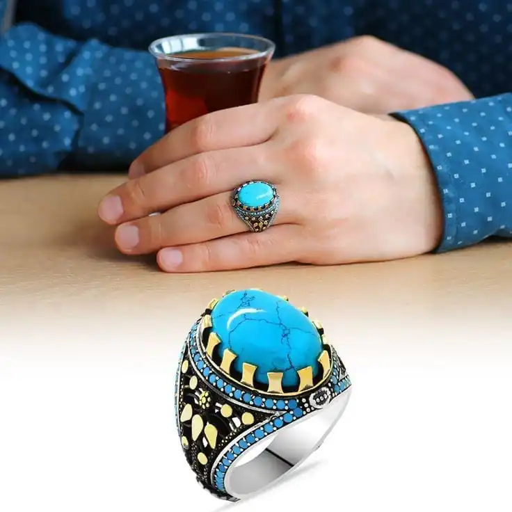 irani feroza design ring